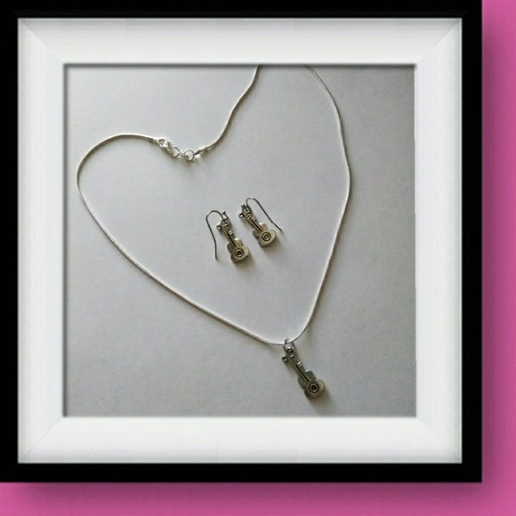 unknown Jewelry - 3 PIECE GUITAR JEWELRY SET